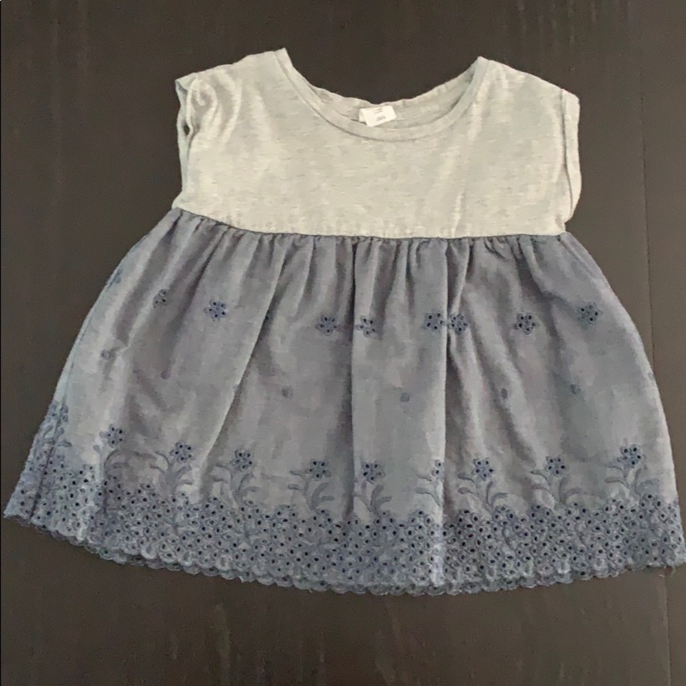 Baby gap pull-down top